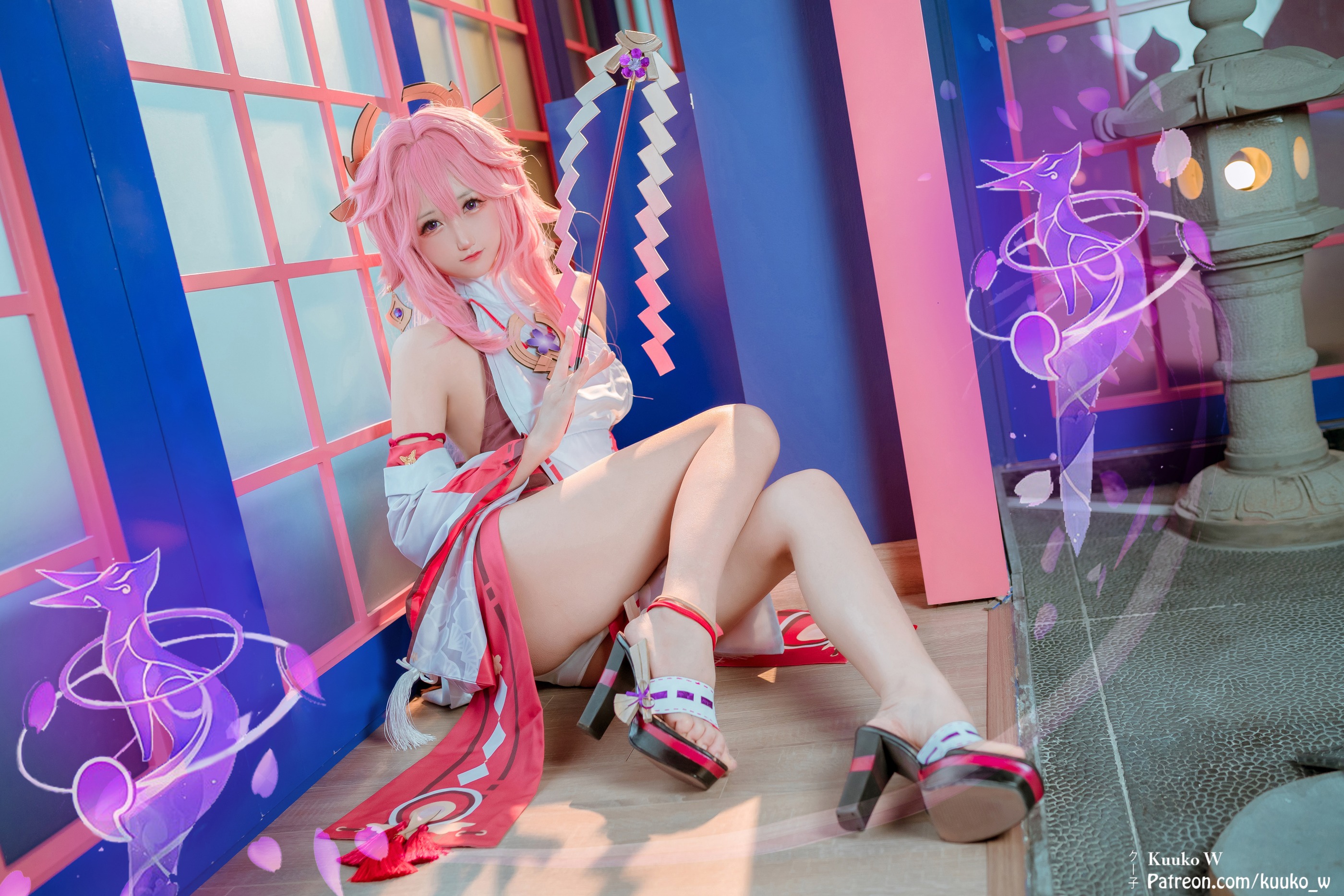 图片[1]-Kuuko W – NO.203 Yae Miko[38P]-XikXak